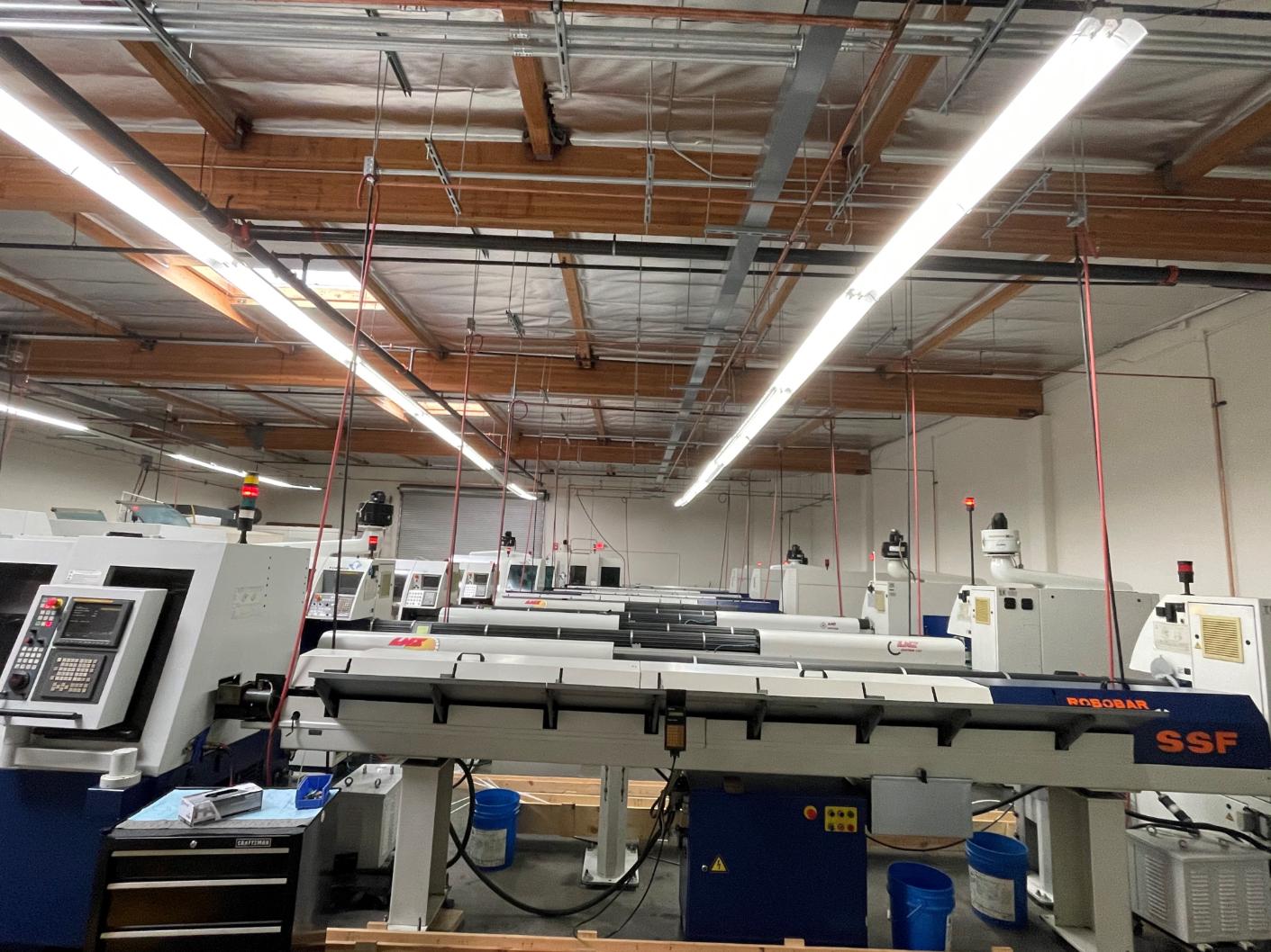 View of Abratecs CNC Swiss Machines